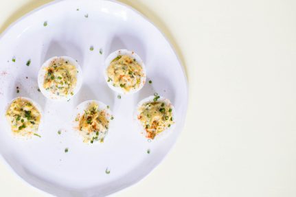 Fresh Herb Deviled Eggs | Nutrition Stripped