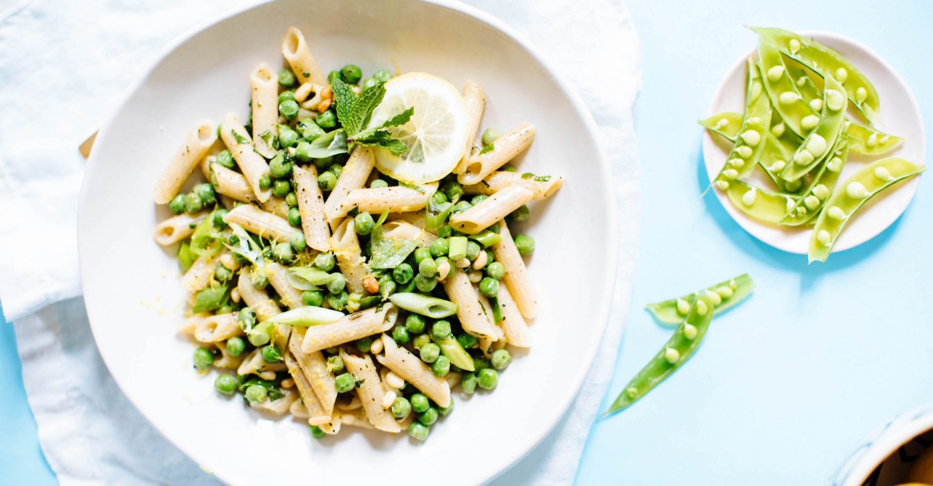 Protein-Packed Pea and Mint Pasta | Nutrition Stripped