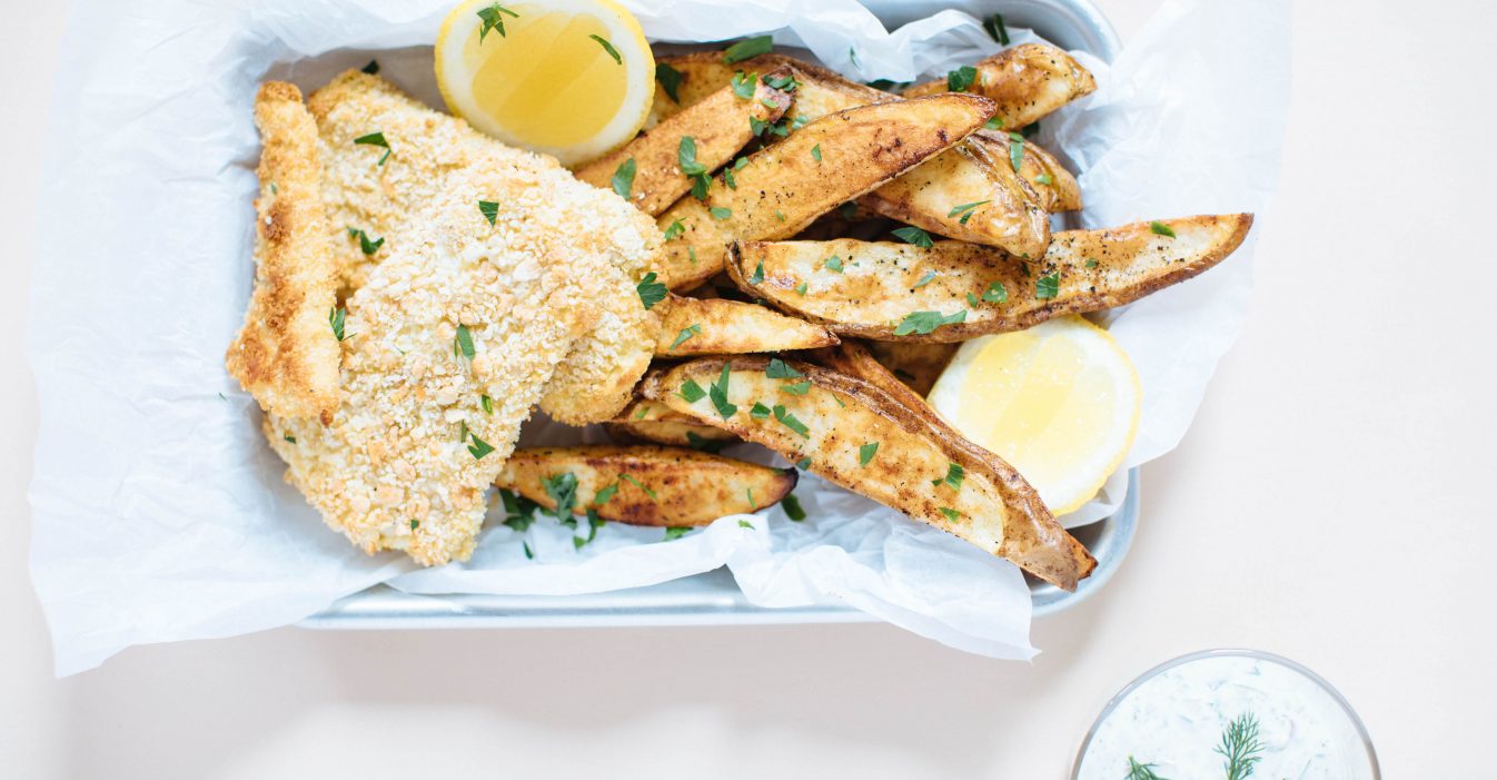 Baked Fish and Chips | Nutrition Stripped