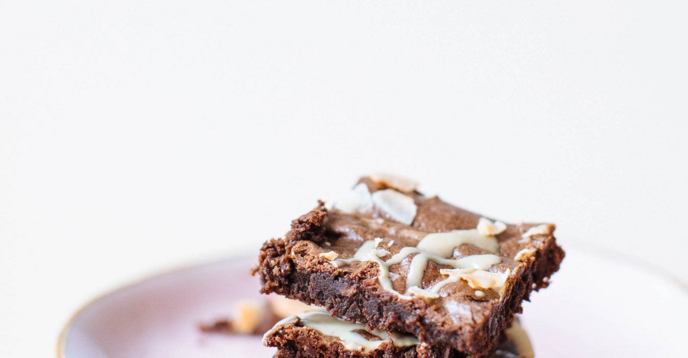 Chocolate Toasted Coconut Tahini Brownies | Nutrition Stripped