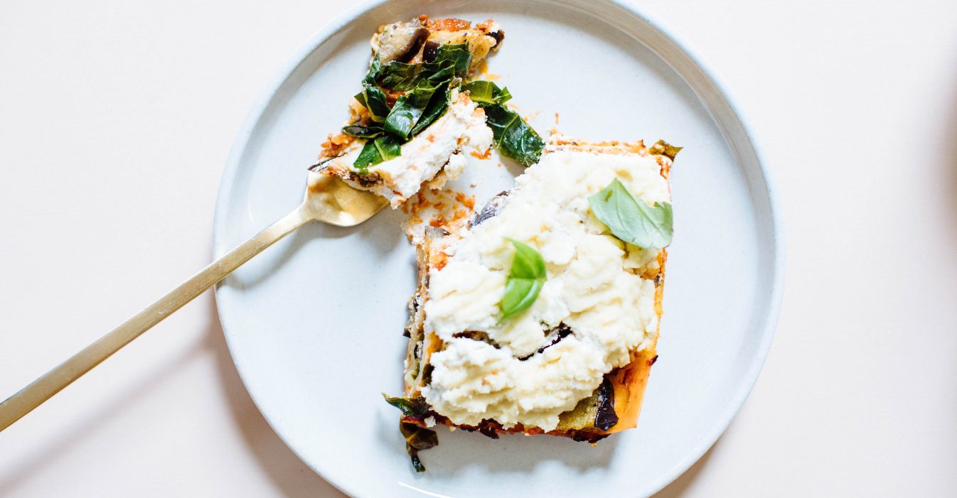 Vegetable Almond-Ricotta Lasagna | Nutrition Stripped