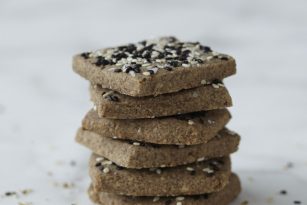 Sesame Shortbread Cookies | Nutrition Stripped