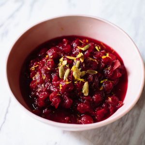 Homemade Pomegranate Cranberry Sauce recipe on Nutrition Stripped