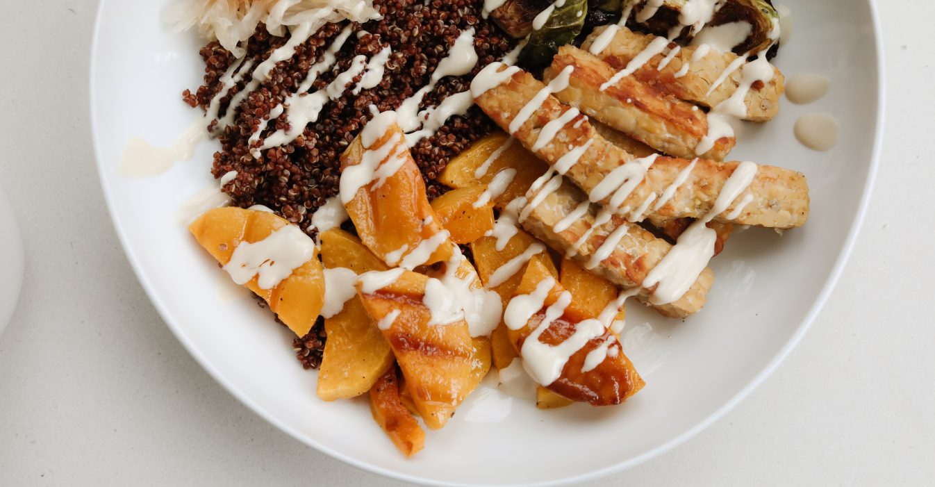 Maple Tahini Lemon Drizzle | Nutrition Stripped balanced flavor factor dressing