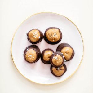 Healthy Peanut Butter Buckeyes | Nutrition Stripped