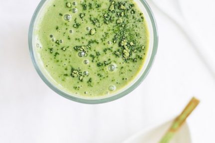 Green Matcha Milkshake | Nutrition Stripped x Panatea healthy smoothie recipe
