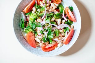 Simple Protein-Packed White Bean Salad | Nutrition Stripped